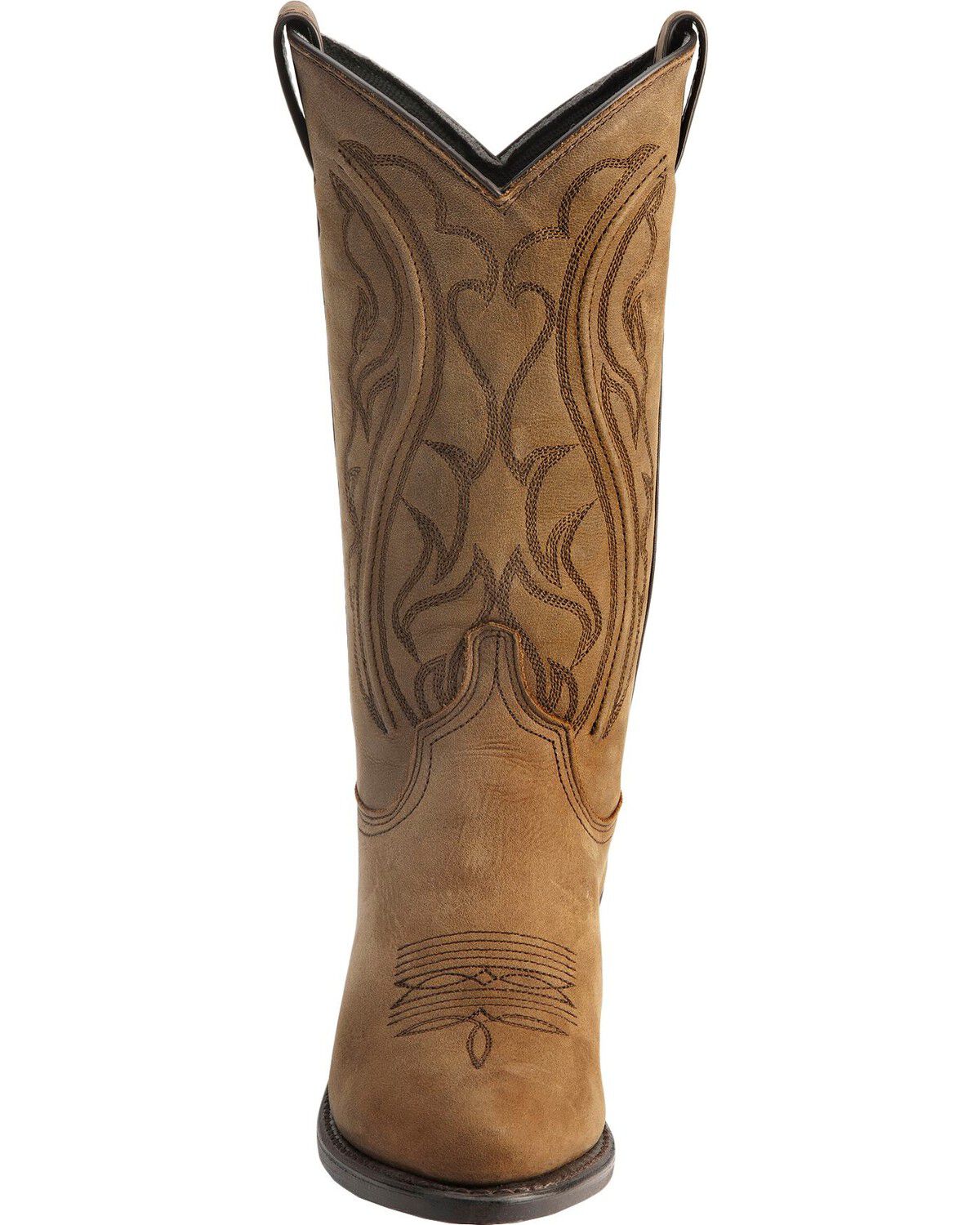 Image #4 - Sage Boots by Abilene Women's 11" Longhorn Western Boots, Distressed, hi-res