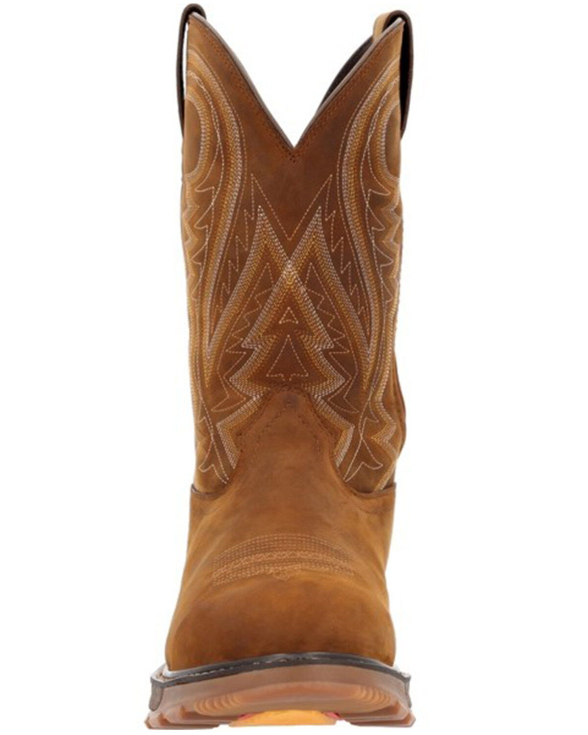 Image #4 - Durango Men's Maverick XP Waterproof Western Work Boots - Steel Toe, Coyote, hi-res