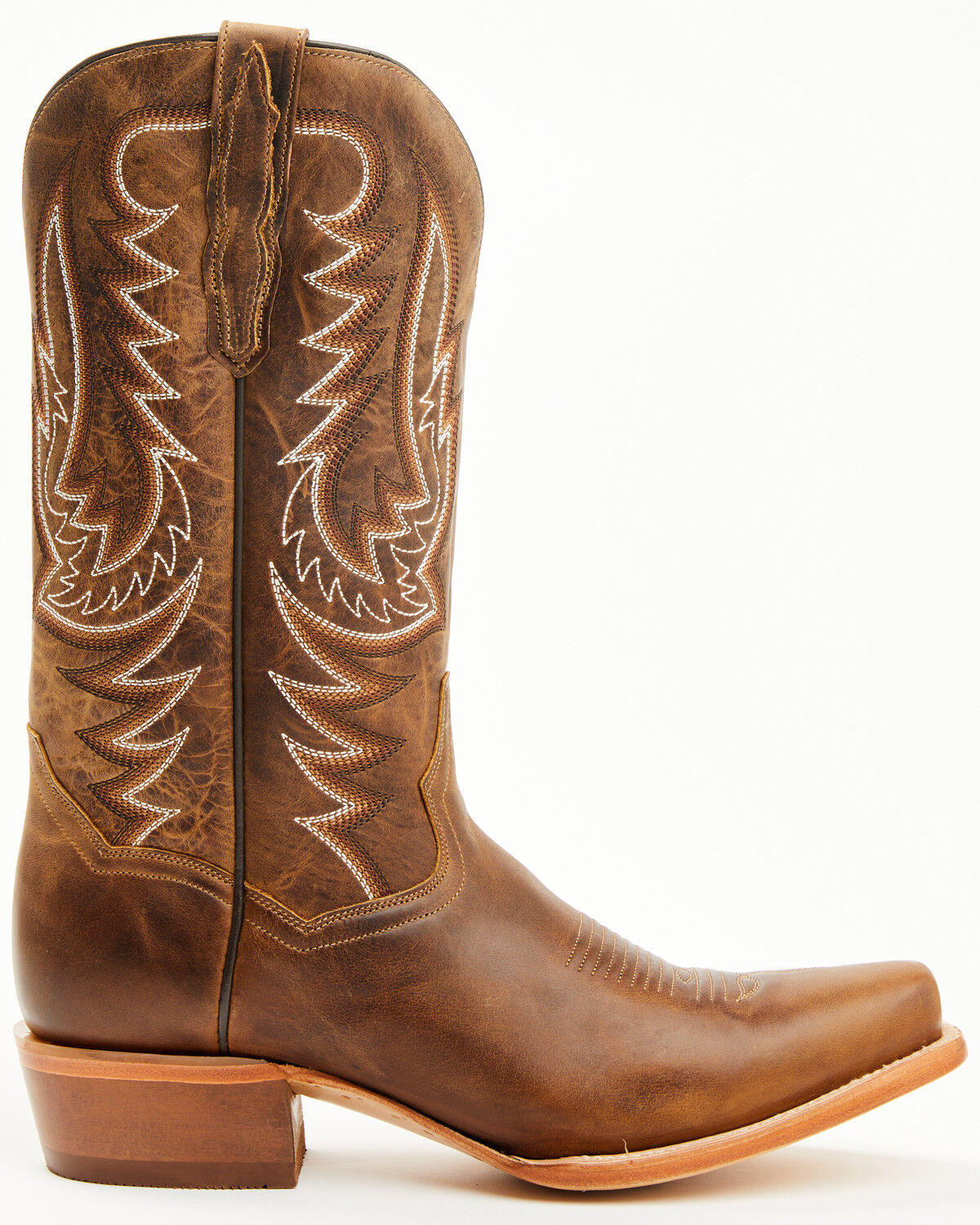 Image #2 - Dan Post Men's Roman Tall Western Boots - Square Toe, Tan, hi-res