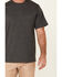 Image #3 - Hawx Men's Solid Charcoal Forge Short Sleeve Work Pocket T-Shirt - Tall, Charcoal, hi-res
