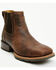 Image #1 - Cody James Men's Ranger Chelsea Boots - Broad Square Toe, Brown, hi-res