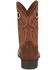 Image #5 - Justin Men's Stampede Bowline Western Boots - Broad Square Toe, Brown, hi-res