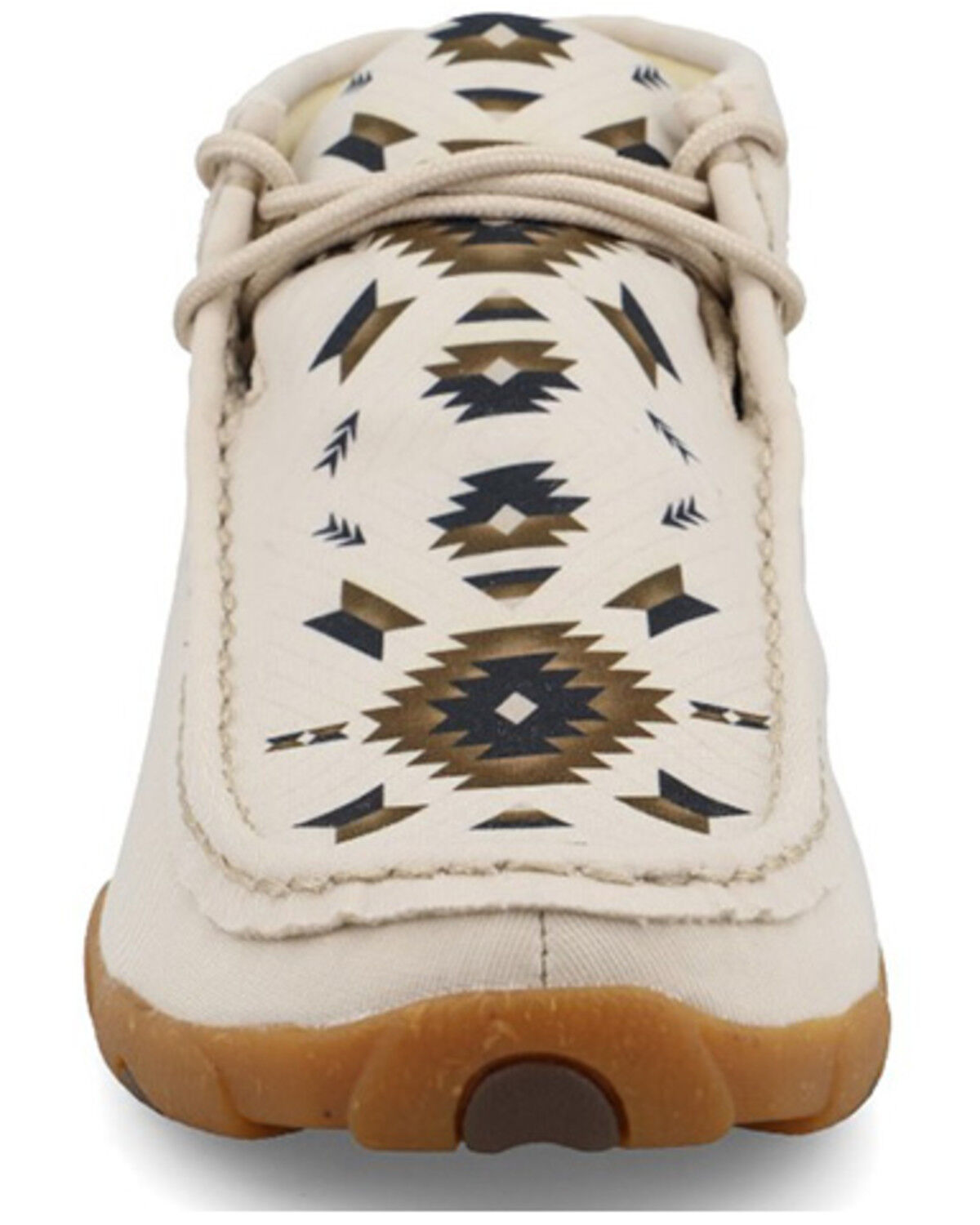 Image #4 - Twisted X Women's Chukka Driving Mocs, Beige, hi-res