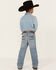 Image #3 - Cody James Boys' Hamshackle Light Wash Relaxed Boot Denim Jeans - Sizes 8-20, Light Wash, hi-res