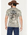 Image #1 - Buckwear Men's Busch Whitetail Camo Print Short Sleeve Graphic T-Shirt, Camouflage, hi-res