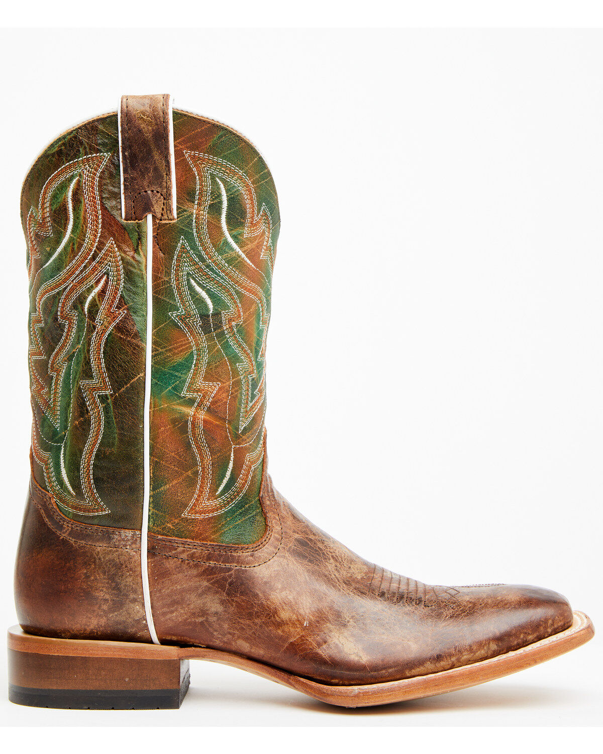 Image #2 - Cody James Men's Road Western Boots - Broad Square Toe, Brown, hi-res