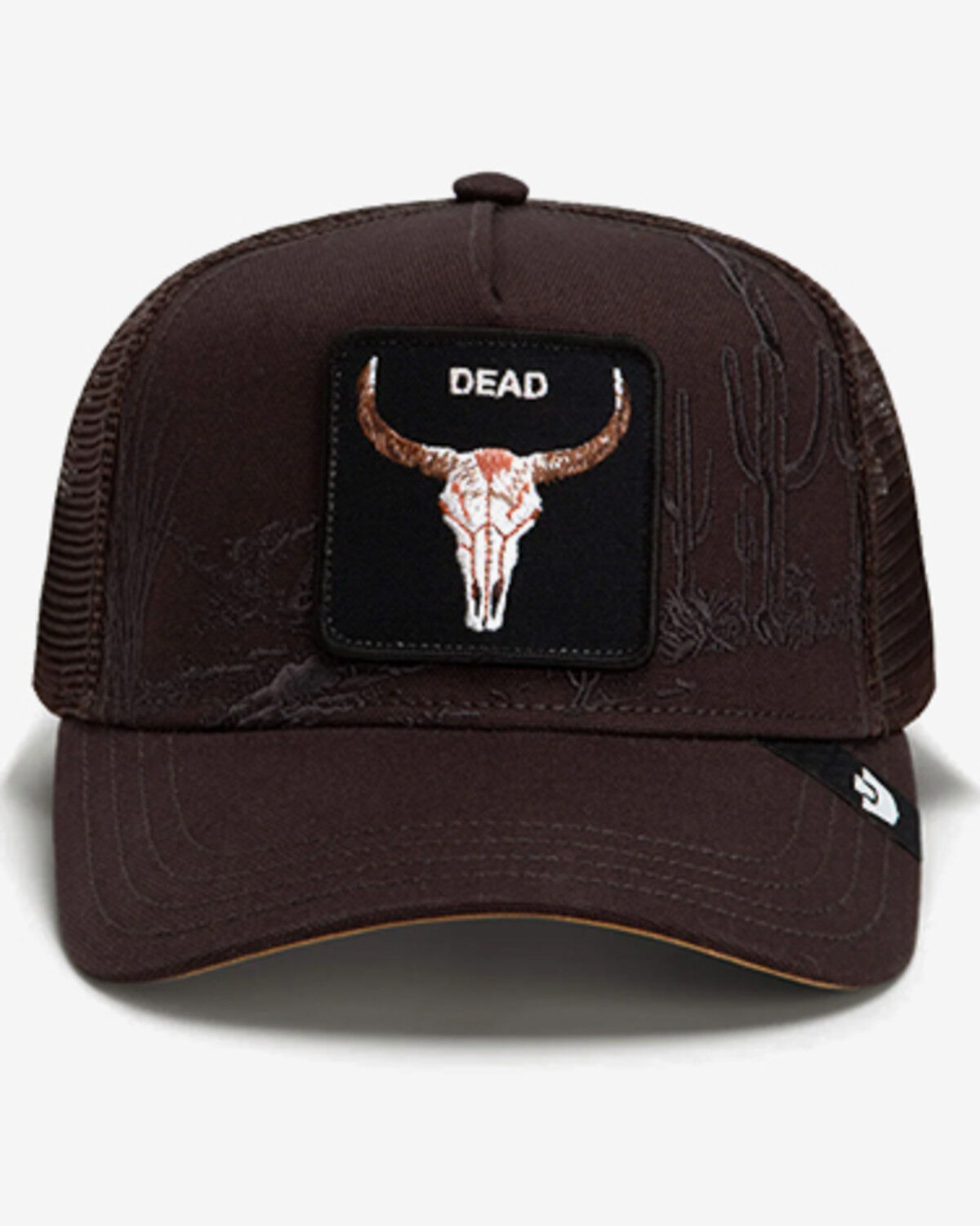 Image #2 - Goorin Bros Men's Badlands Skull Ball Cap, Brown, hi-res
