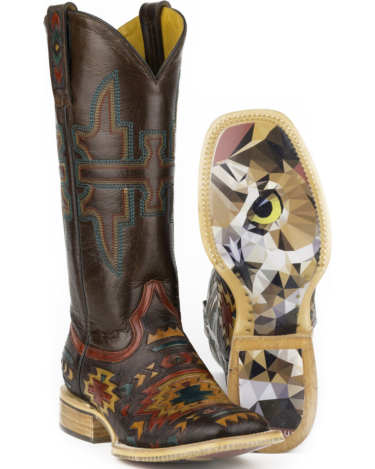 Tin Haul South Women's by SW Western Boots - Square Toe, Multi, hi-res
