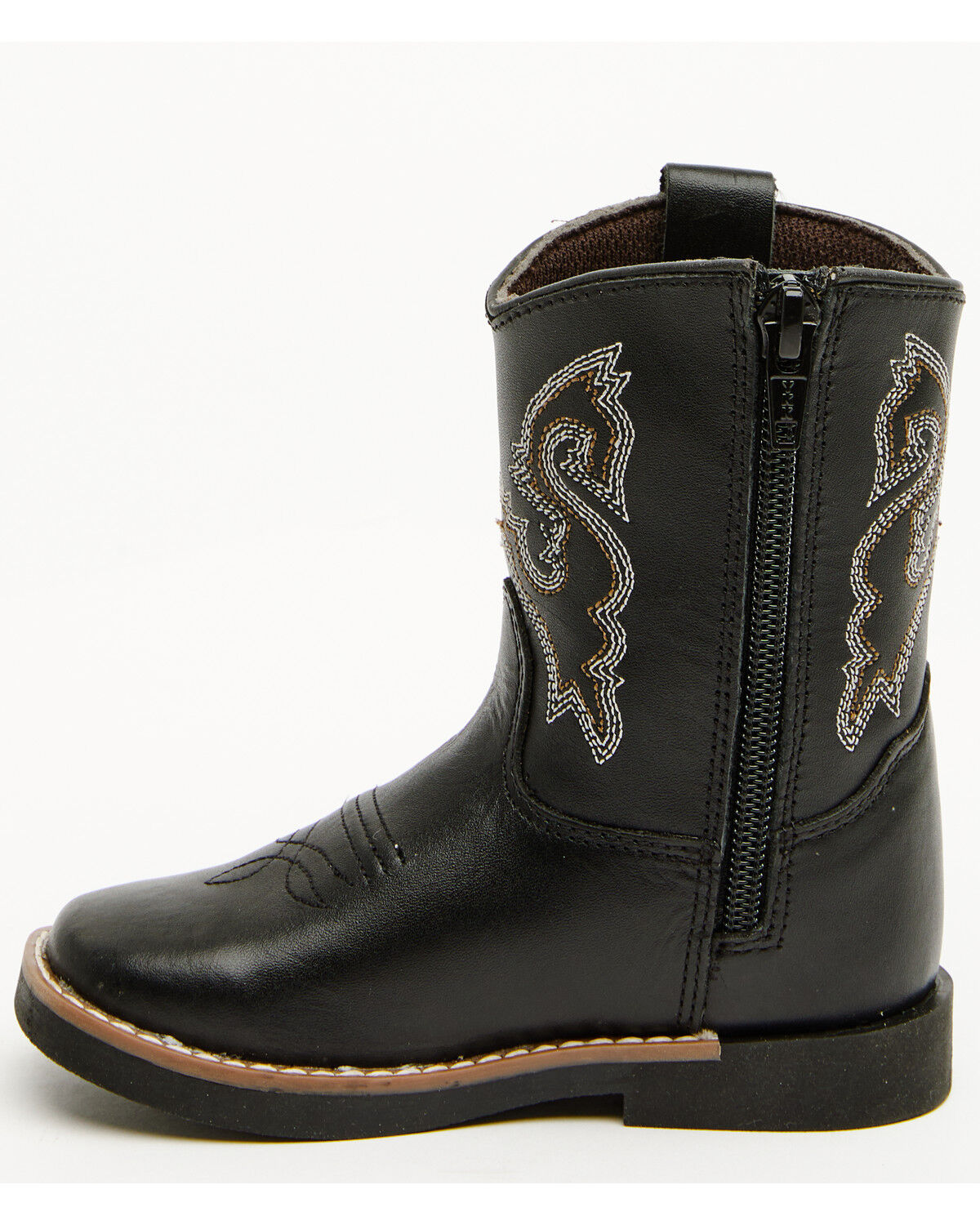 Image #3 - Cody James Toddler Boys' Westley Dane Western Boots - Broad Square Toe, Black, hi-res