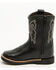 Image #3 - Cody James Toddler Boys' Westley Dane Western Boots - Broad Square Toe, Black, hi-res