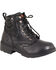 Image #1 - Milwaukee Leather Women's Waterproof Side Zipper Boots - Round Toe, Black, hi-res
