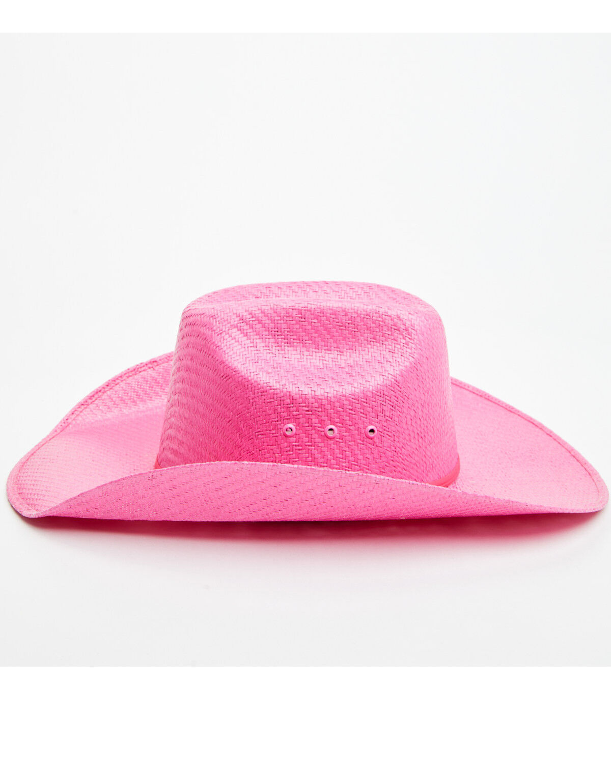 Image #3 - Shyanne Girls' Straw Cowboy Hat, Hot Pink, hi-res