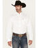 Image #1 - Ariat Men's Solid Twill Long Sleeve Western Shirt - Big & Tall, White, hi-res
