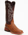 Image #1 - Tanner Mark Women's Caiman Print Western Boots - Broad Square Toe, Blue, hi-res