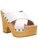 Image #1 - Dingo Women's Driftwood Sandals, White, hi-res