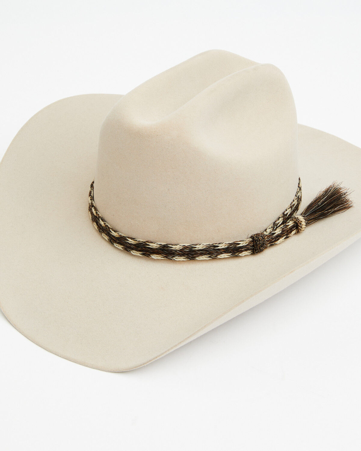 Image #1 - Colorado Horsehair Single Tassel Horsehair Hatband, Natural, hi-res