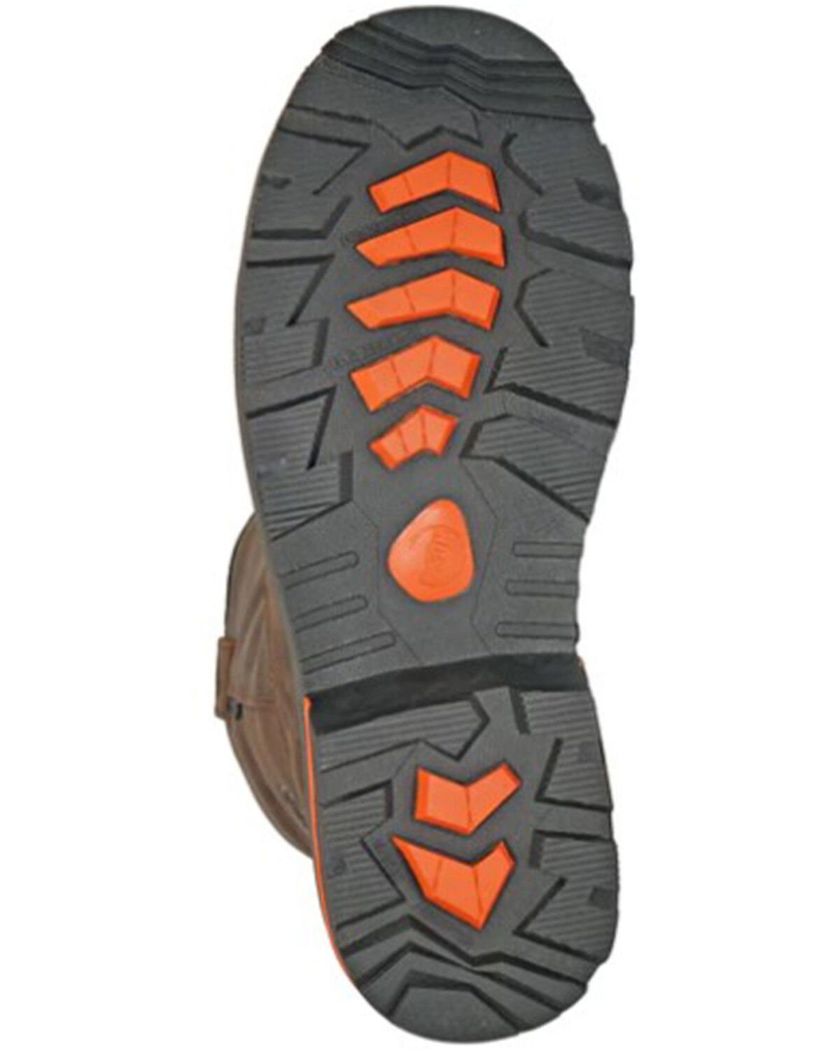 Image #7 - Hoss Men's 10" Cartwright Waterproof Work Boots - Composite Toe, Brown, hi-res