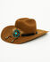 Image #1 - Charlie 1 Horse X Lainey Wilson Women's Country with a Flare Wool Felt Cowboy Hat, Brown, hi-res