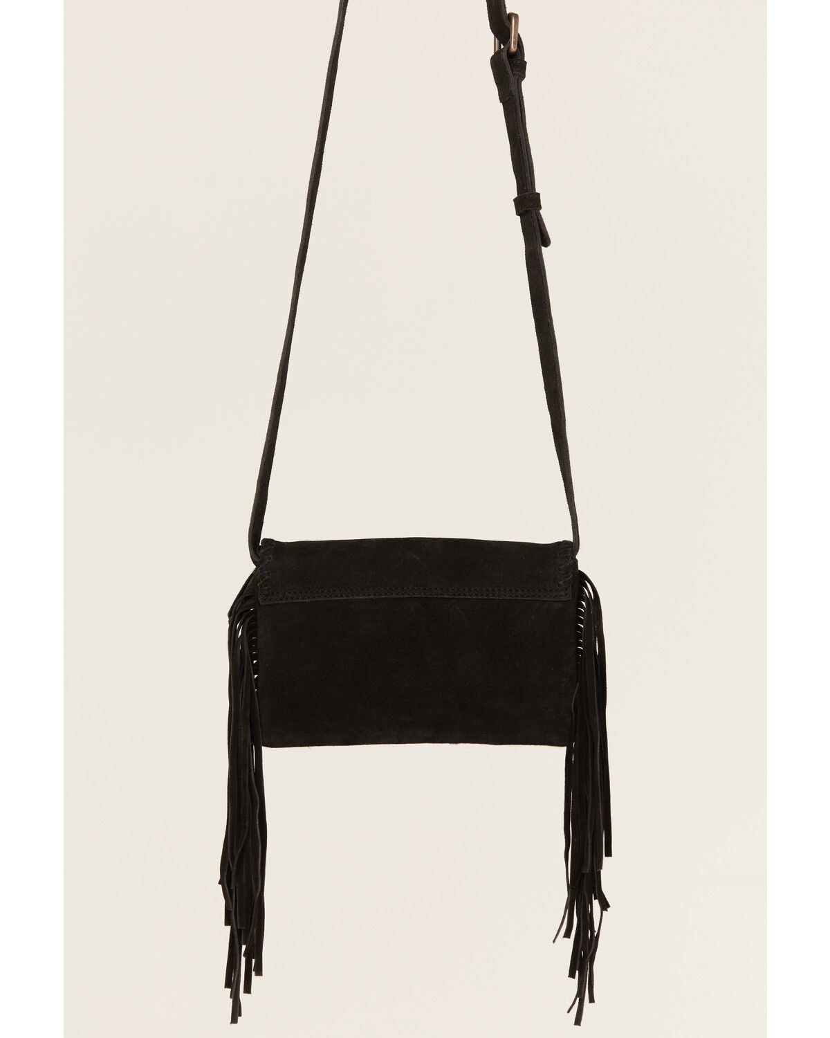 Image #3 - Shyanne Women's Cassidy Hair-On Tooled Leather Crossbody, Black, hi-res