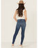 Image #3 - Good American Women's Good Waist Dark Wash High Rise Skinny Stretch Denim Jeans, Dark Wash, hi-res