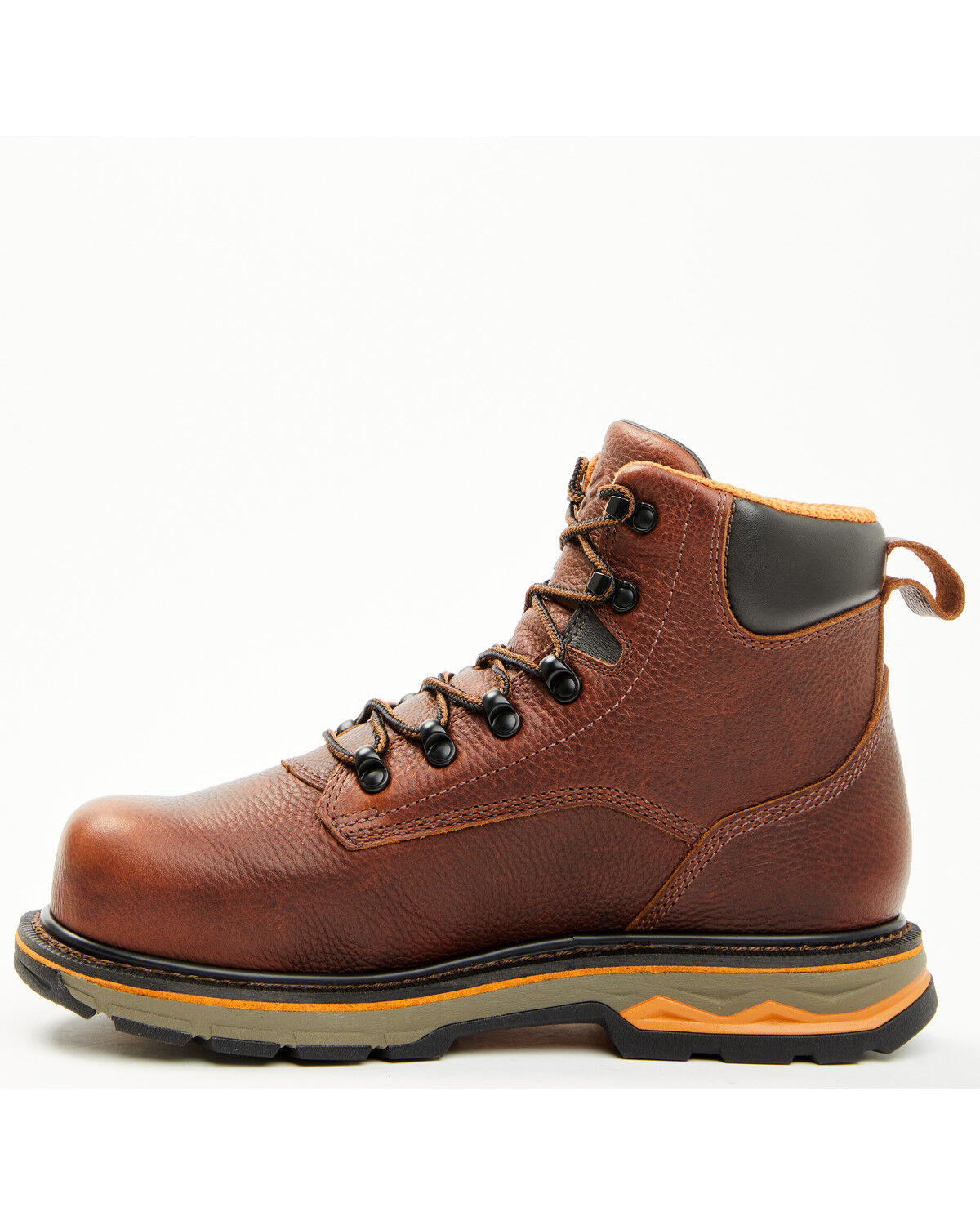 Image #3 - Hawx Men's 6" Enduro Metguard Work Boots - Composite Toe, Dark Brown, hi-res