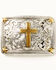 Image #1 - Cody James Men's Filigree Cross Belt Buckle, Silver, hi-res