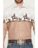Image #3 - Panhandle Slim Men's Cowboy Border Print Long Sleeve Snap Western Shirt, Tan, hi-res