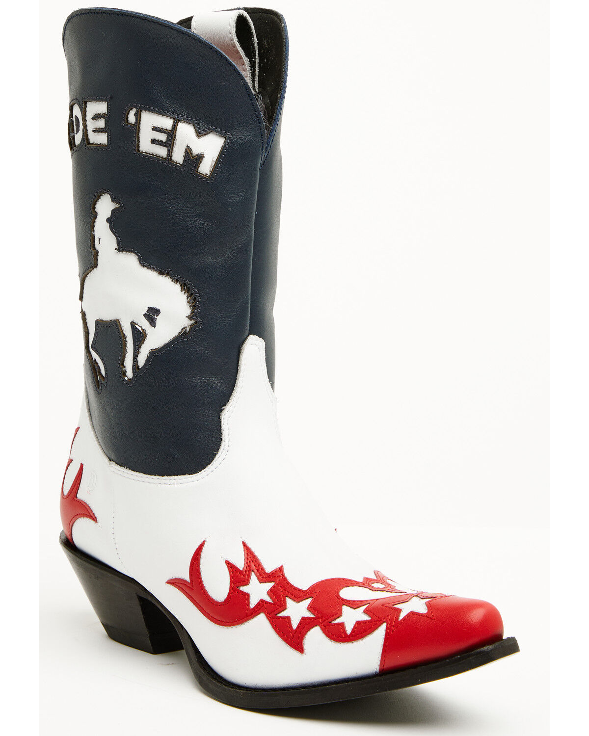 Image #1 - Dingo Women's Cowgirl Western Boots - Snip Toe, Multi, hi-res