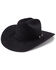 Image #1 - George Strait by Resistol Ox Bow 6X Felt Cowboy Hat, Black, hi-res