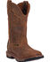 Image #1 - Dan Post Men's Blayde Waterproof Pull On Work Boots, Saddle Tan, hi-res