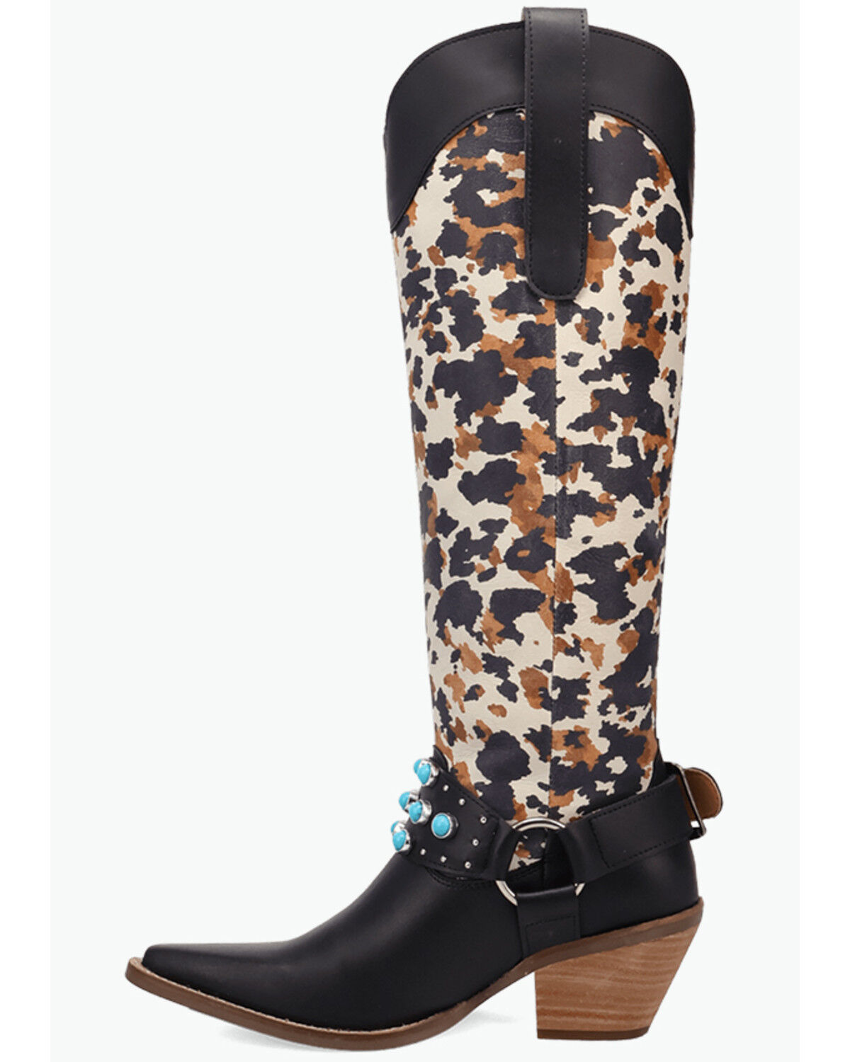 Image #3 - Dingo Women's City Slicker Tall Western Boots - Snip Toe, Black, hi-res
