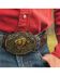 Image #3 - Montana Silversmiths Men's Majestic Valor Belt Buckle, Multi, hi-res
