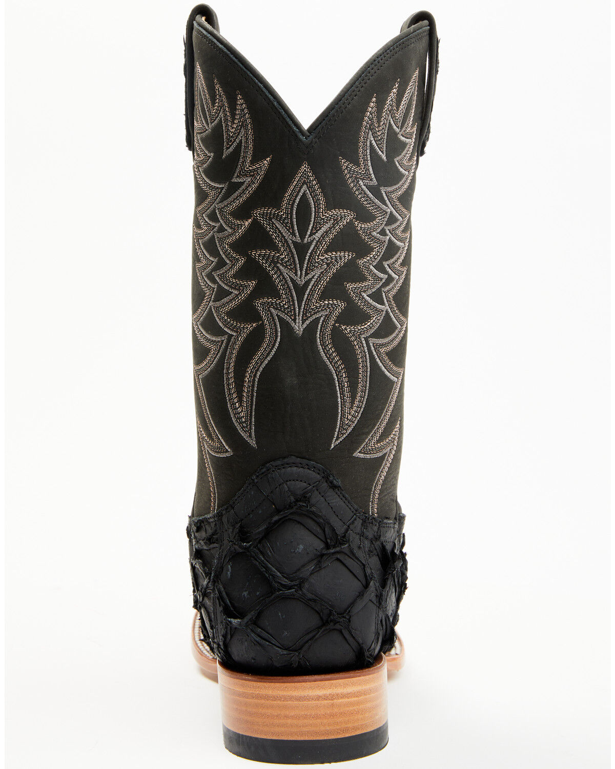 Image #5 - Cody James Men's Exotic Pirarucu Western Boots - Broad Square Toe, Black, hi-res