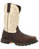 Image #1 - Durango Men's Maverick XP Waterproof Western Work Boots - Steel Toe, Chocolate, hi-res