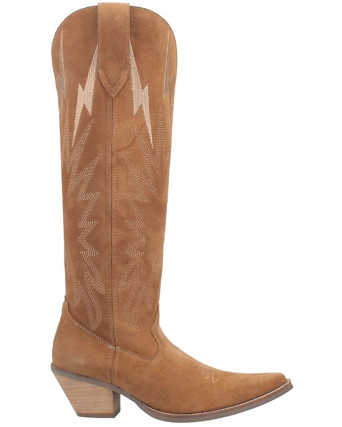 Image #2 - Dingo Women's Thunder Road Western Performance Boots - Snip Toe, Camel, hi-res