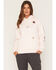 Image #1 - Carhartt Women's Iconic Clarksburg Logo Sweatshirt, Rose, hi-res