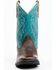 Image #4 - RANK 45&reg; Boys' Connor Western Boots - Broad Square Toe, Blue, hi-res