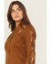 Image #2 - Wrangler X Lainey Wilson Women's Wildflower Embroidered Jacket, Brown, hi-res