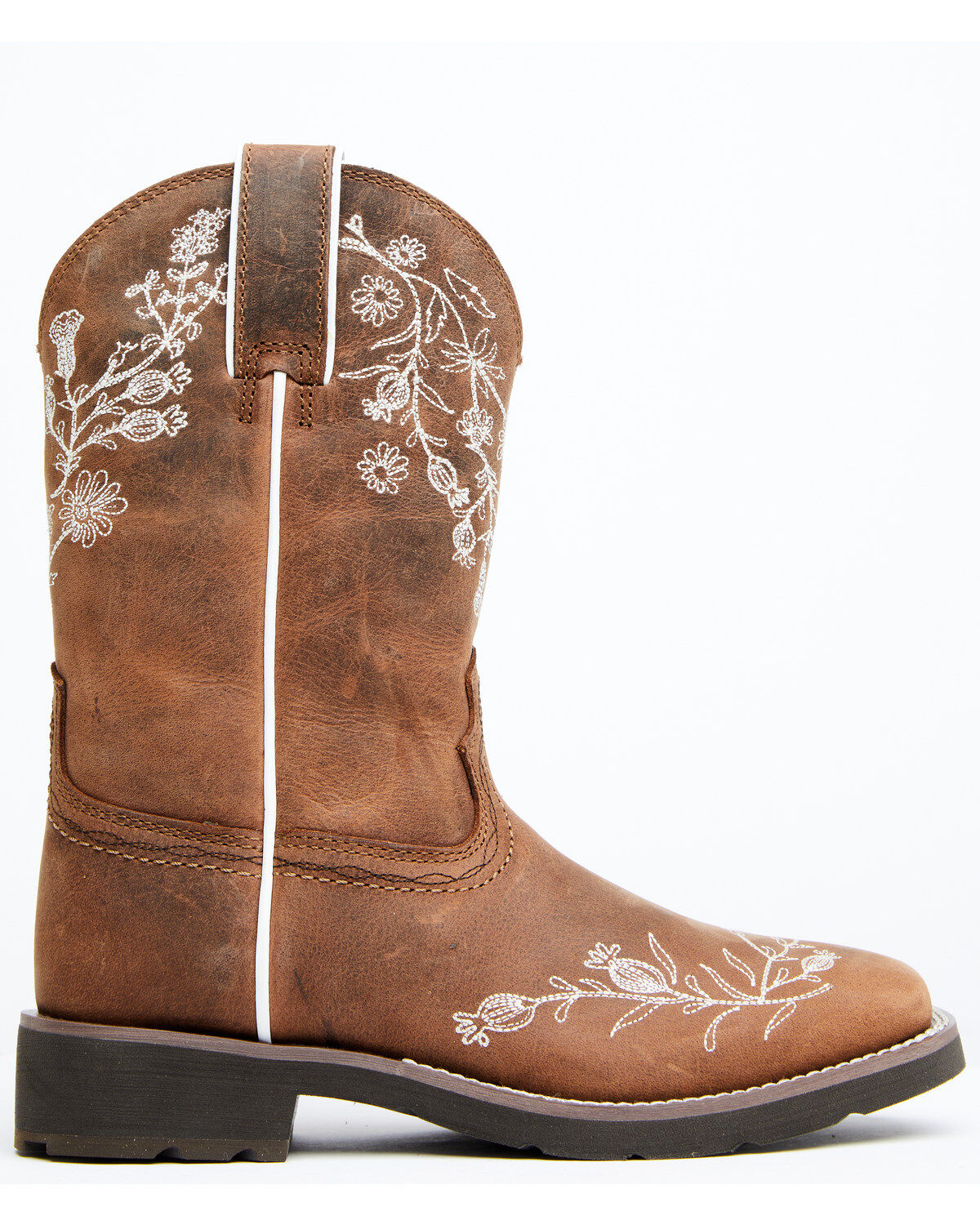 Image #2 - Shyanne Women's Xero Gravity Ilaria Western Performance Boots - Broad Square Toe, Brown, hi-res