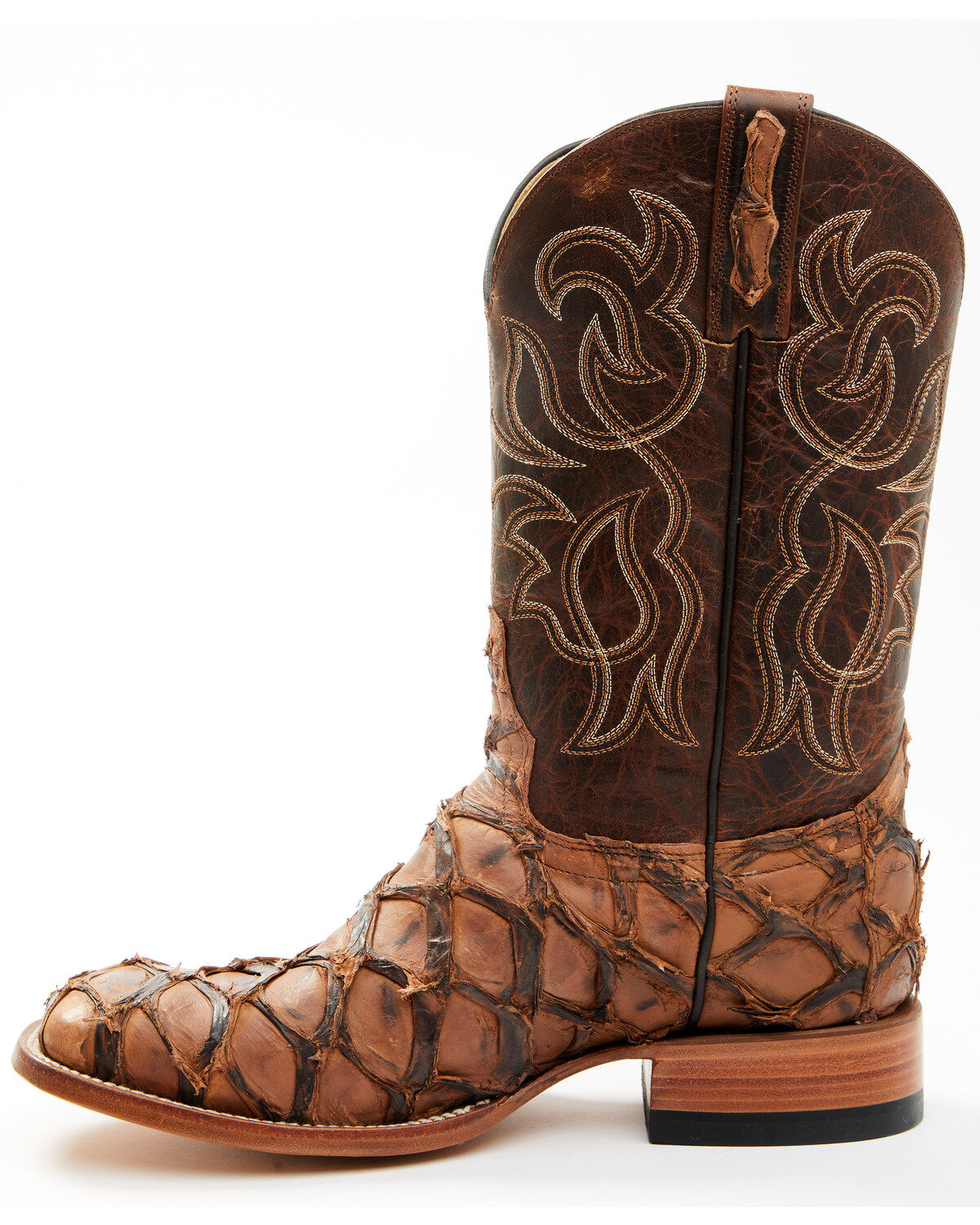 Image #3 - Cody James&reg; Men's Pirarucu Exotic Boots, Brown, hi-res