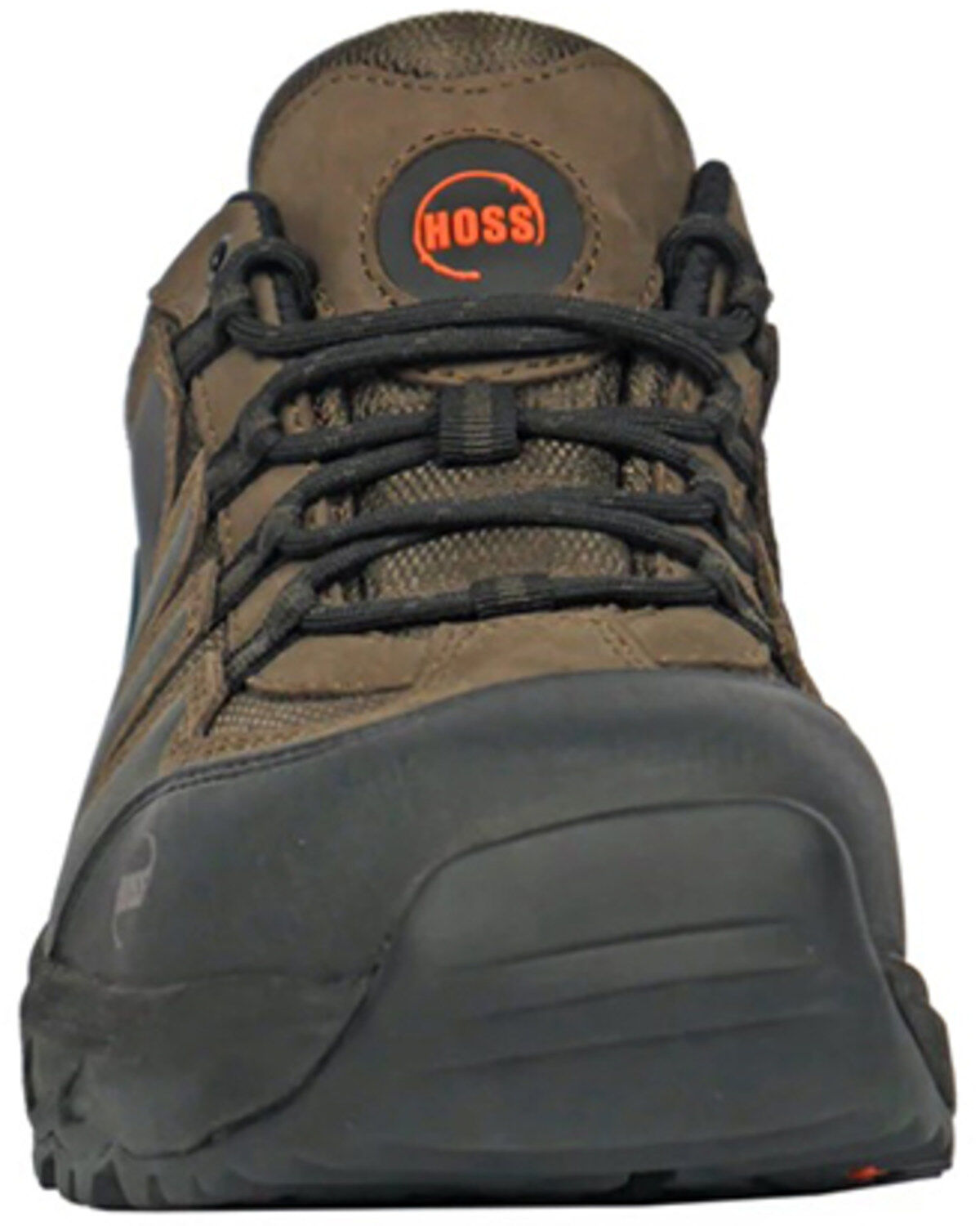 Image #4 - Hoss Men's Eric Low Lace-Up Work Shoes - Aluminum Toe, Brown, hi-res