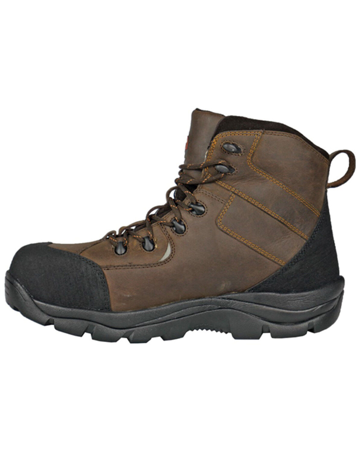 Image #3 - Hoss Men's Ridge Lace-Up Work Boots - Composite Toe, Brown, hi-res