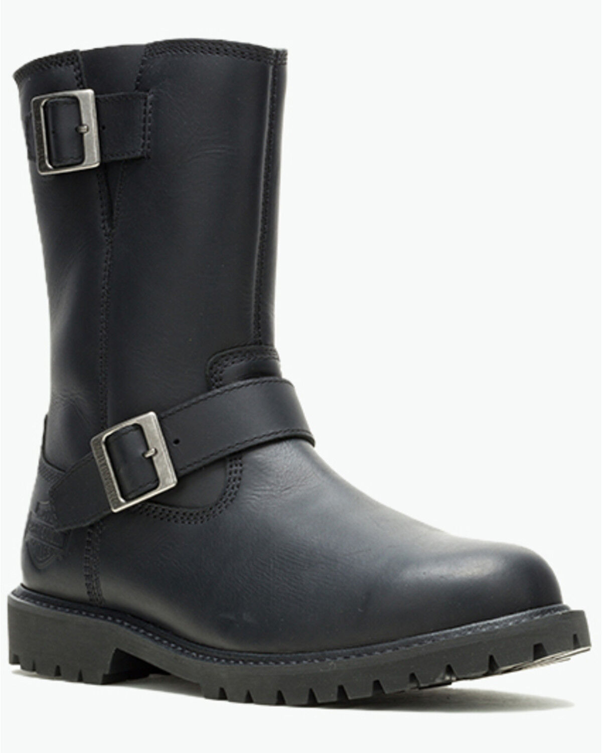 Image #1 - Harley Davidson Men's Lamberton Engineer Motorcycle Boots - Round Toe, Black, hi-res