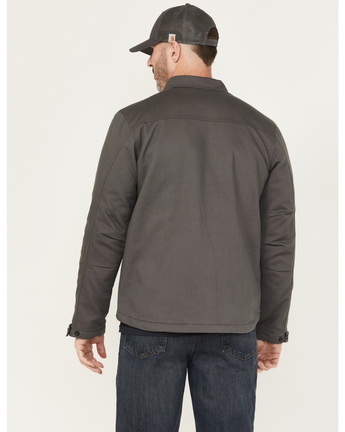 Image #4 - Dickies Men's Tradebuilt Snap Quilted Snap Work Jacket, Slate, hi-res