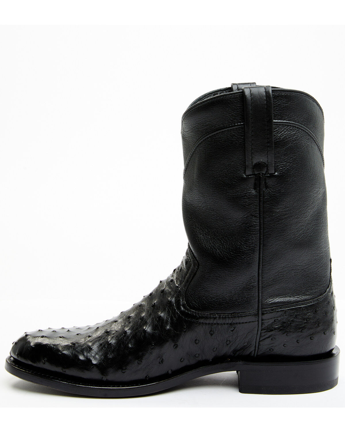 Image #3 - Cody James Black 1978&reg; Men's Carmen Exotic Full-Quill Ostrich Roper Boots - Round Toe, Black, hi-res