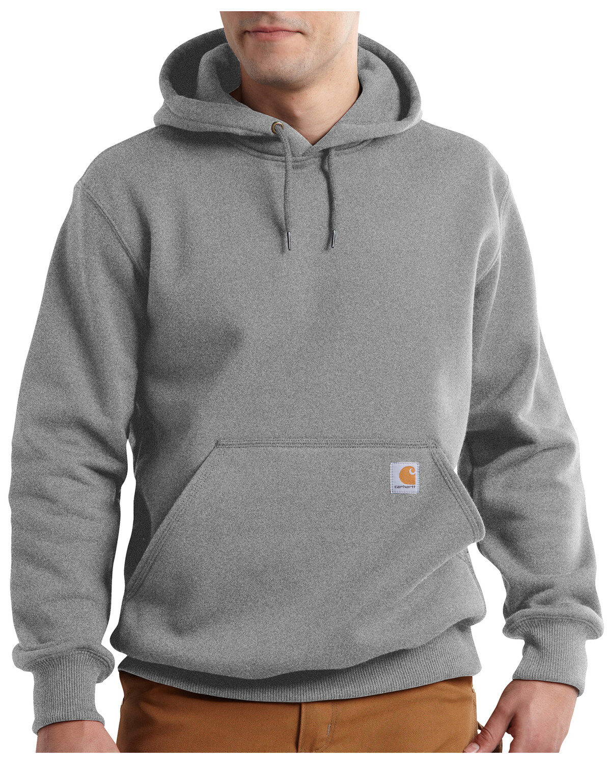 Image #2 - Carhartt Rain Defender Paxton Heavyweight Hooded Sweatshirt - Big & Tall, , hi-res