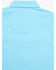 Image #4 - Shyanne Toddler Girls' Shadow Dobby Print Short Sleeve Snap Western Shirt, Light Blue, hi-res