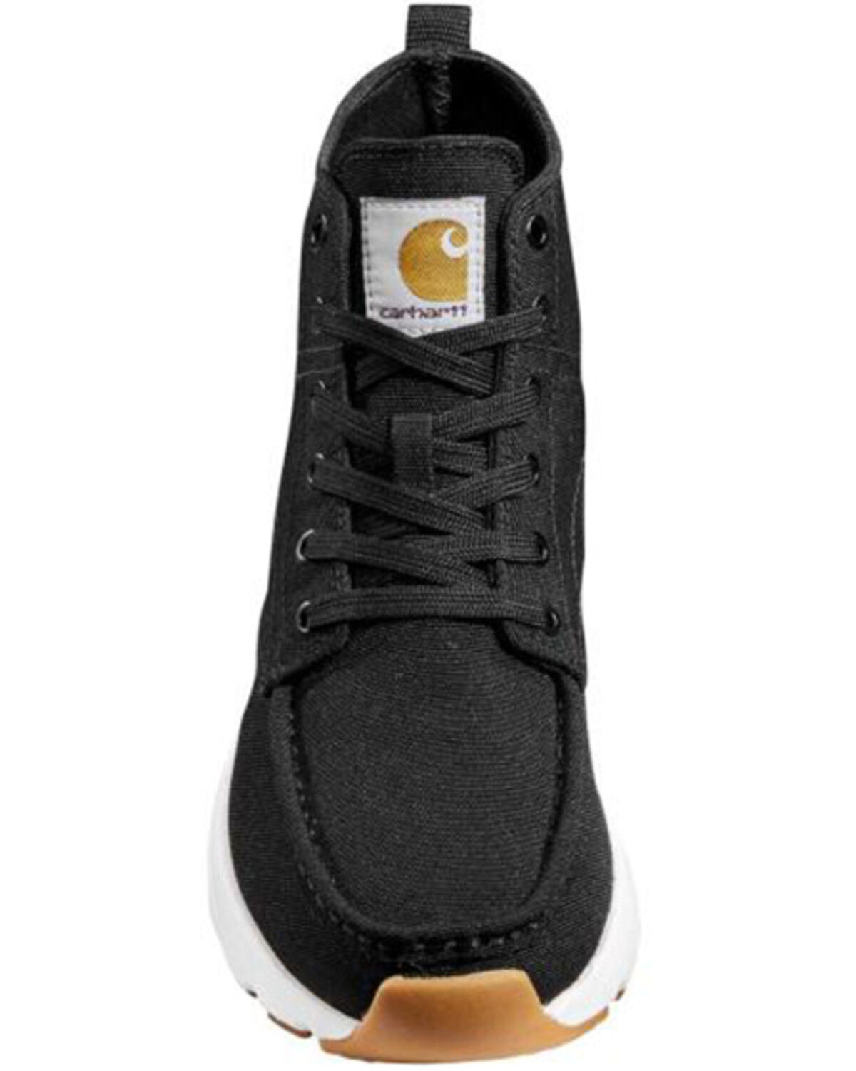 Image #4 - Carhartt Women's Haslett 5" Moc Canvas Chukka Shoes - Soft Toe, Black, hi-res