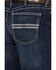 Image #4 - Cinch Men's White Label Performance Dark Relaxed Straight Stretch Denim Jeans, Indigo, hi-res