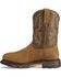 Image #3 - Ariat Men's H20 WorkHog&reg; Work Boots - Soft Toe, Aged Bark, hi-res